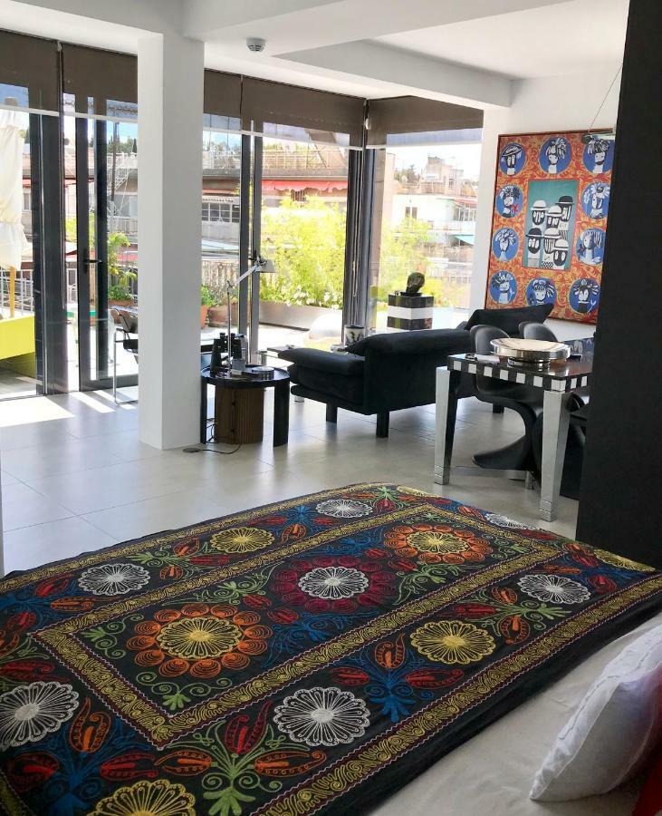 Stylish Penthouse With Acropolis And 360 View Apartment Athena Bagian luar foto